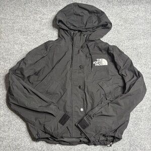 The North Face Jacket Women Small Black Reign On DryVent Raincoat Cropped Hiking